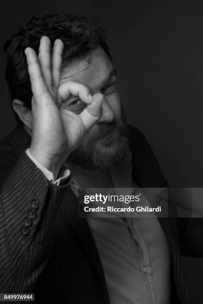 Actor Denis Menochet is photographed for Self Assignment on September 8, 2017 in Venice, Italy. .