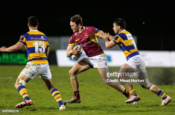 Lewis Ormond of the Stags during the round six Mitre 10 Cup match between Bay of Plenty and Southland at Rotorua International Stadium on September...