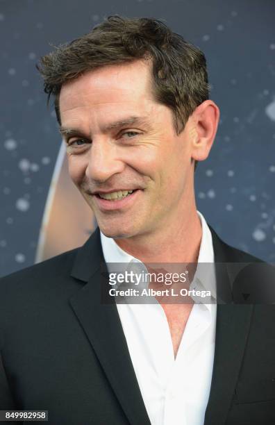 Actor James Frain arrives for the Premiere Of CBS's "Star Trek: Discovery" held at The Cinerama Dome on September 19, 2017 in Los Angeles, California.