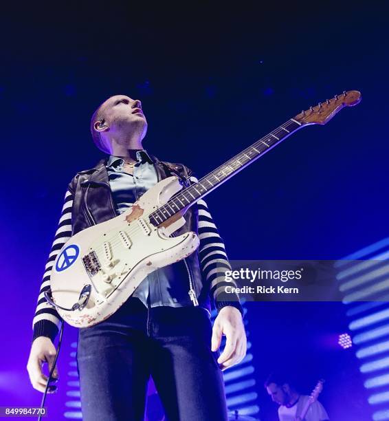 Musician/vocalist Alex Trimble of Two Door Cinema Club performs in concert at ACL Live on September 19, 2017 in Austin, Texas.