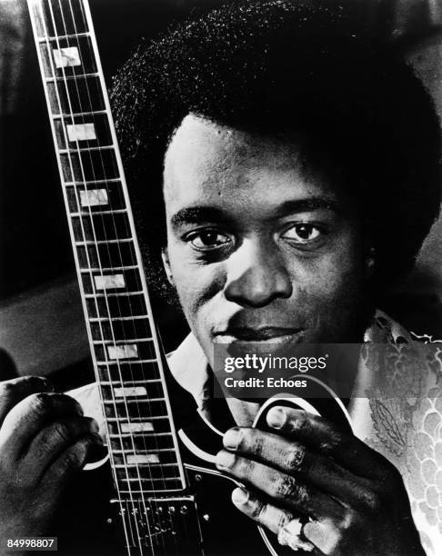 Photo of Johnny Guitar WATSON; Posed studio portrait of Johnny 'Guitar' Watson