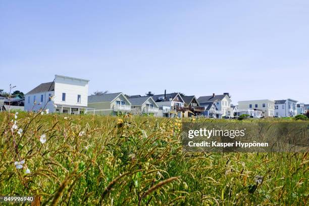 mendocino main st - mendocino stock pictures, royalty-free photos & images