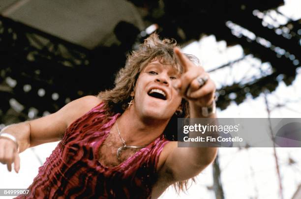 Photo of Jon BON JOVI and BON JOVI, Jon Bon Jovi performing live onstage at Monsters Of Rock