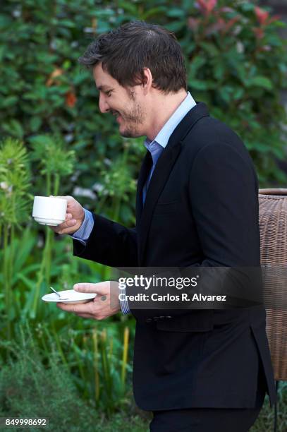 Actor Pedro Pascal attends 'Kingsman: El Circulo De Oro' photocall at the Palacio de los Duques Hotel on September 20, 2017 in Madrid, Spain.