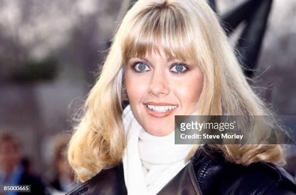 Australian actress and singer Olivia Newton-John holds a press conference at the Inn On The Park, London, UK, 29th November 1978. She is starring in...