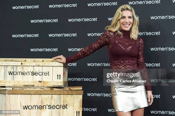 Spanish actress Elsa Pataky presents Women'Secret new campaign on September 20, 2017 in Madrid, Spain.