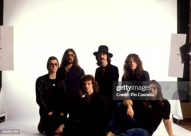 Photo of David COVERDALE and David DOWLE and Jon LORD and Neil MURRAY and WHITESNAKE and Micky MOODY and Bernie MARSDEN, L-R: David Dowle, Jon Lord,...