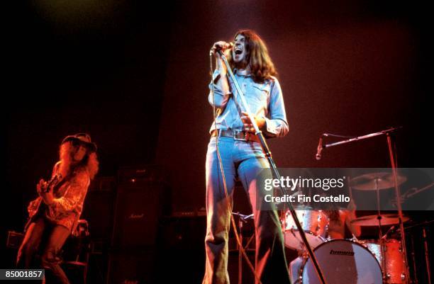 Photo of Ian GILLAN and Roger GLOVER and DEEP PURPLE, Roger Glover and Ian Gillan performing live onstage