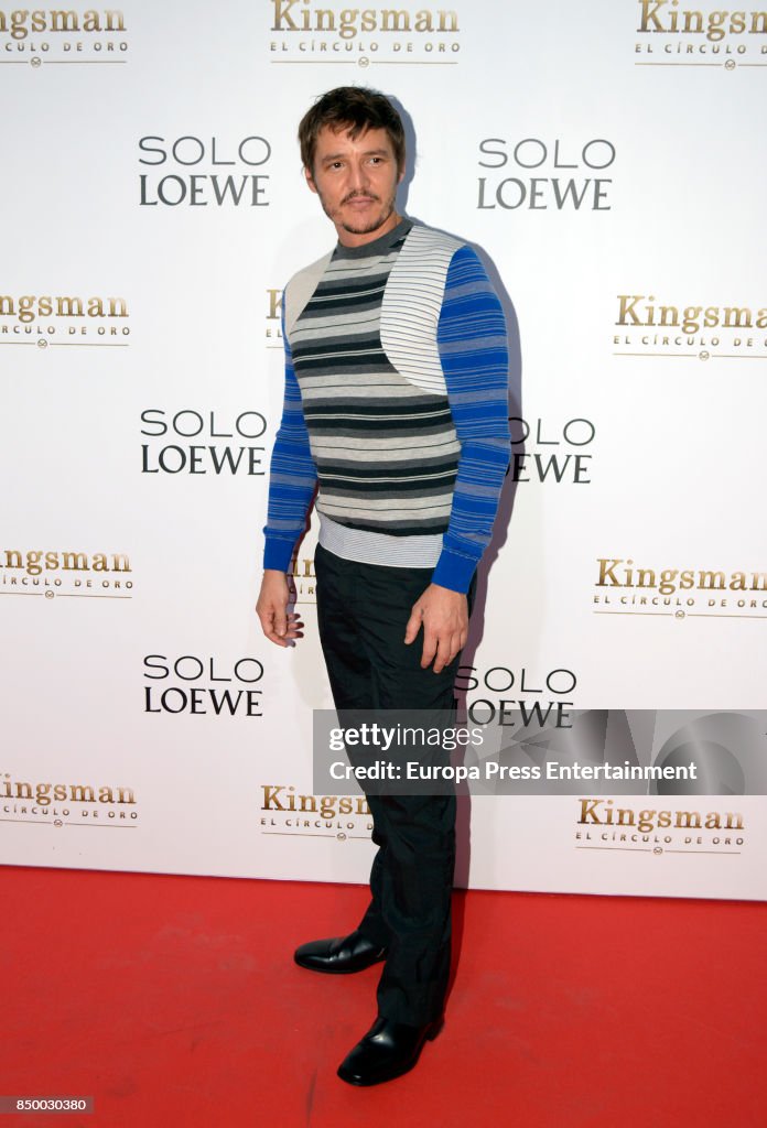 'Kingsman: El Circulo De Oro' Madrid Premiere And Loewe 'Solo' Campaign Presentation