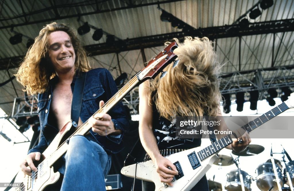 Photo of METALLICA and Cliff BURTON and James HETFIELD