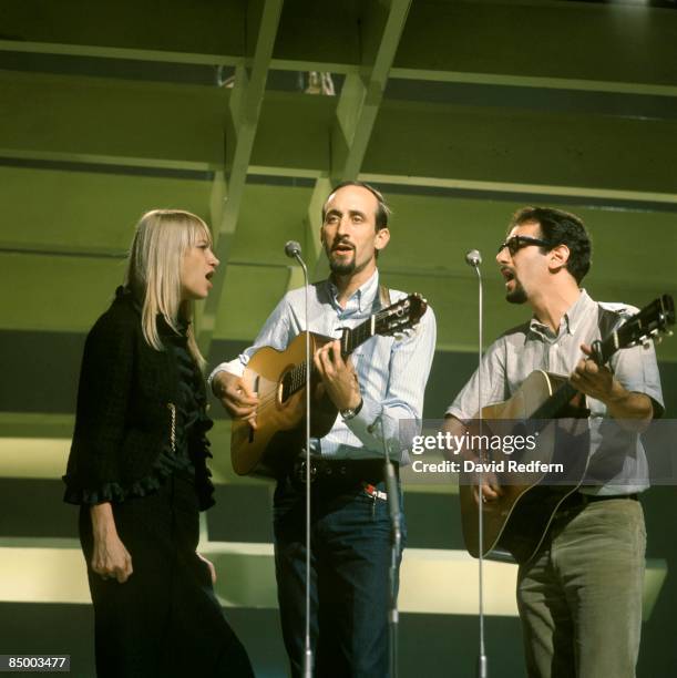 Photo of PETER , PAUL & MARY; performing on 'Tonight In Person'