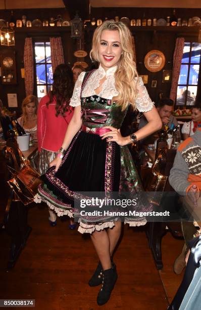 Verena Kerth attend the Charity Lunch at 'Zur Bratwurst' during the Oktoberfest 2017 on September 20, 2017 in Munich, Germany.