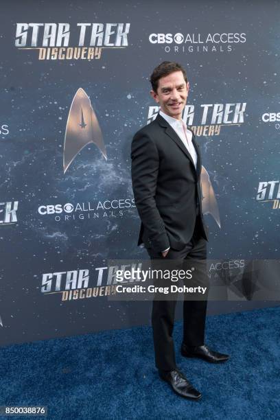 Actor James Frain arrives for the Premiere Of CBS's "Star Trek: Discovery" at The Cinerama Dome on September 19, 2017 in Los Angeles, California.