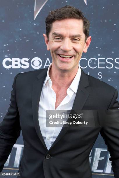 Actor James Frain arrives for the Premiere Of CBS's "Star Trek: Discovery" at The Cinerama Dome on September 19, 2017 in Los Angeles, California.