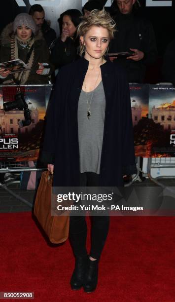 Bo Bruce arriving for the European Premiere of Olympus has Fallen, at the BFI IMAX, South Bank in London.