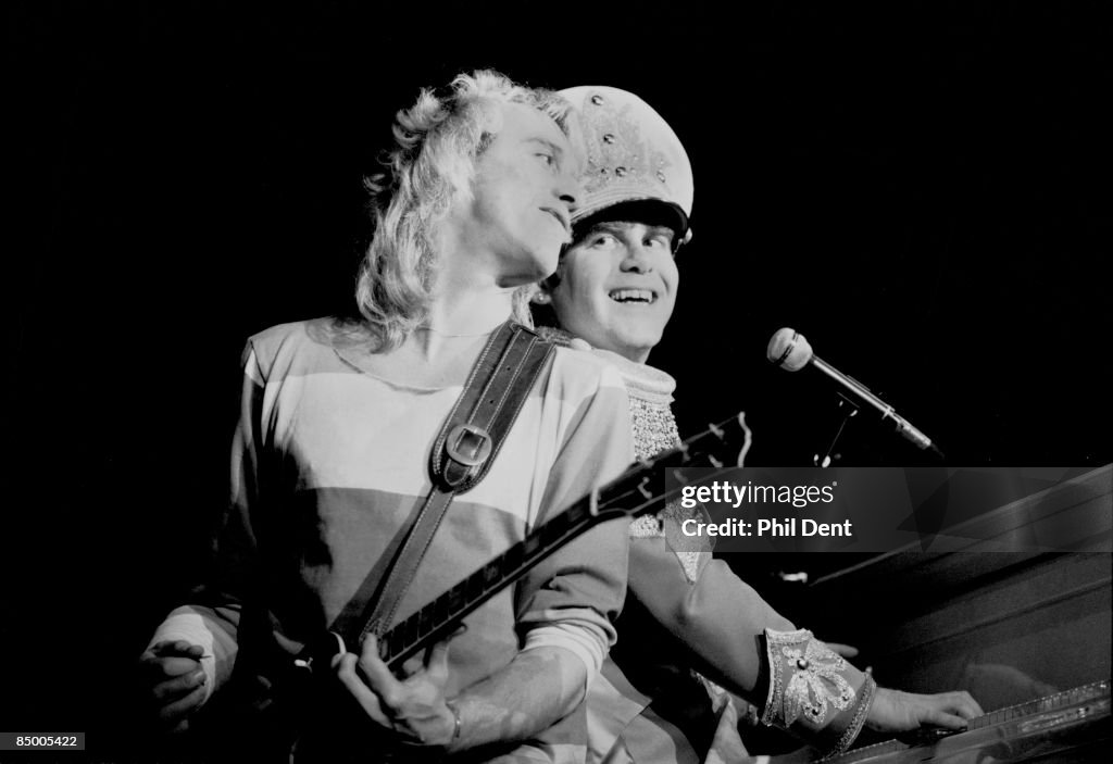 Photo of Elton JOHN and Davey JOHNSTONE