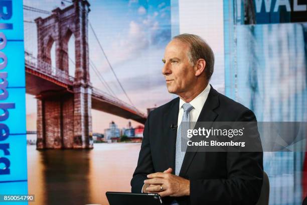 Richard Haass, president of the Council of Foreign Relations Inc., listens during a Bloomberg Television interview in New York, U.S., on Wednesday,...