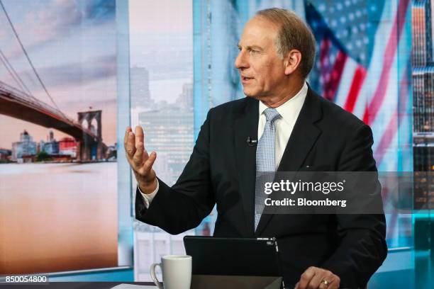 Richard Haass, president of the Council of Foreign Relations Inc., speaks during a Bloomberg Television interview in New York, U.S., on Wednesday,...