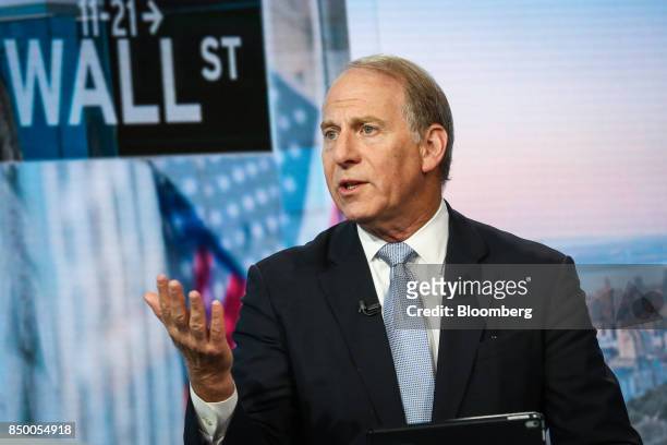 Richard Haass, president of the Council of Foreign Relations Inc., speaks during a Bloomberg Television interview in New York, U.S., on Wednesday,...