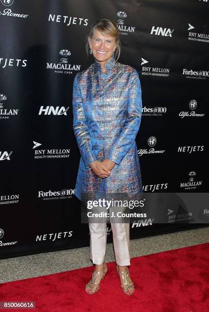 Jacqueline Novogratz attends the Forbes Media Centennial Celebration at Pier 60 on September 19, 2017 in New York City.
