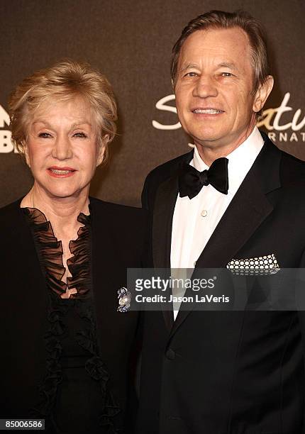 Actor Michael York and his wife Patricia McCallum attend the "Montblanc Signature for Good" UNICEF charity gala at Paramount Studios on February 20,...