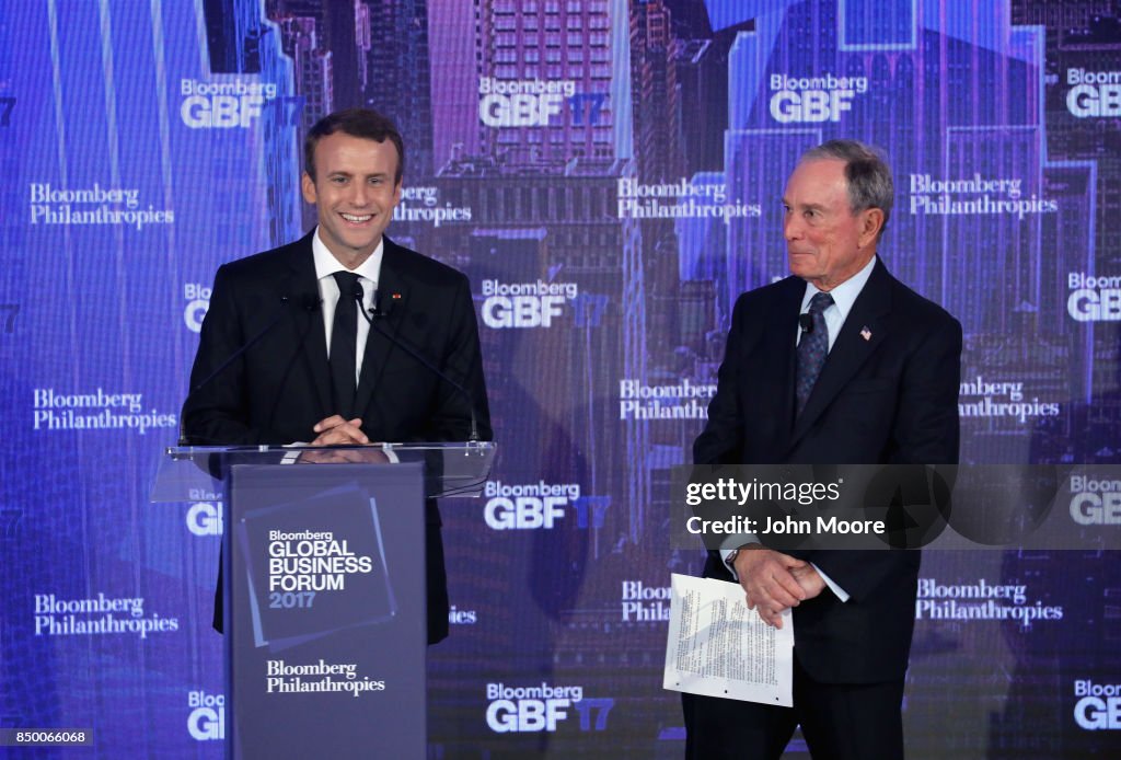 Bloomberg Global Business Forum Held In New York