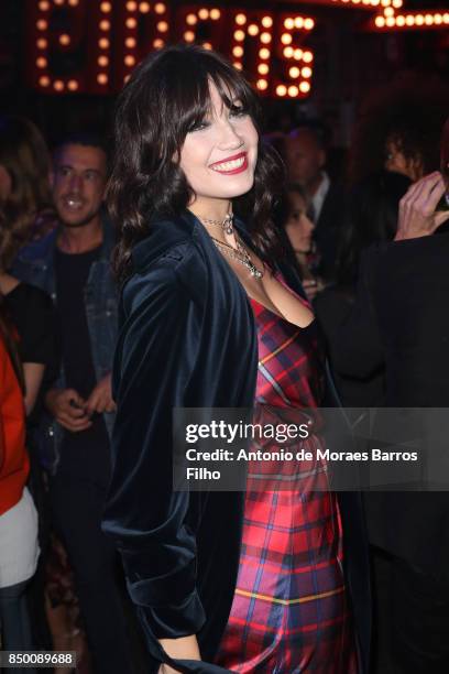 Daisy Lowe attends the Tommy Hilfiger show during London Fashion Week September 2017 on September 19, 2017 in London, England.