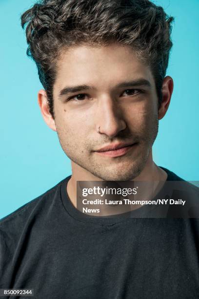Actor Tyler Posey is photographed for NY Daily News on October 8, 2016 at Comic Con in New York City. CREDIT MUST READ: Laura Thompson/New York Daily...
