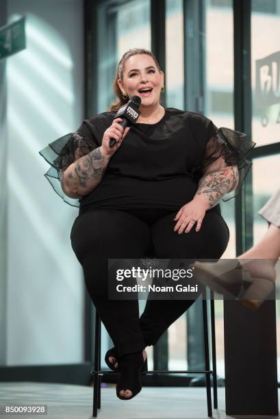 Tess Holliday visits Build Series to discuss her new book "The Not So Subtle Art Of Being A Fat Girl: Loving The Skin You're In" at Build Studio on...