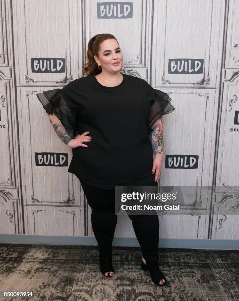 Tess Holliday visits Build Series to discuss her new book "The Not So Subtle Art Of Being A Fat Girl: Loving The Skin You're In" at Build Studio on...