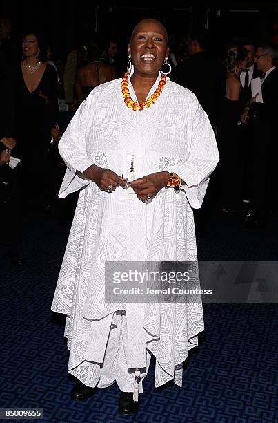 Artistic director for Alvin Ailey Sylvia Waters attends the Alvin Ailey American Dance Theater's 50th anniversary opening night gala at the Sheraton...