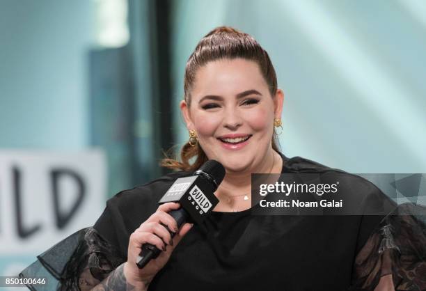 Tess Holliday visits Build Series to discuss her new book "The Not So Subtle Art Of Being A Fat Girl: Loving The Skin You're In" at Build Studio on...