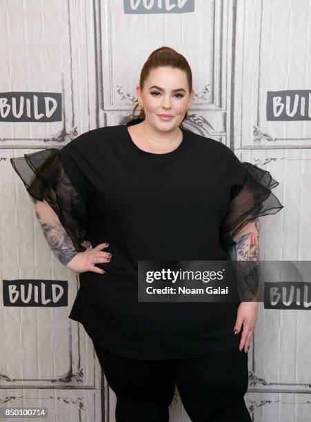 Tess Holliday visits Build Series to discuss her new book "The Not So Subtle Art Of Being A Fat Girl: Loving The Skin You're In" at Build Studio on...