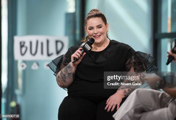 Tess Holliday visits Build Series to discuss her new book "The Not So Subtle Art Of Being A Fat Girl: Loving The Skin You're In" at Build Studio on...