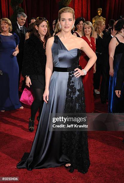 Actress Kate Winslet arrives at the 81st Annual Academy Awards held at The Kodak Theatre on February 22, 2009 in Hollywood, California.