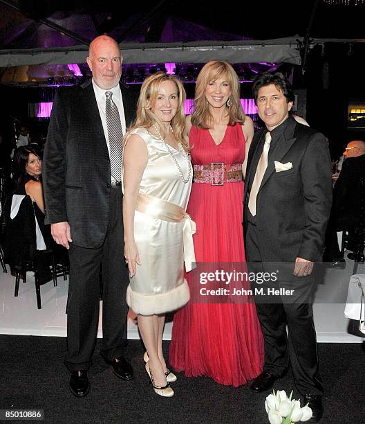 Bill Nicholson, Sandi Nicholson Leeza Gibbons and Dr. Jamie Huysmanattends the 1st Annual Night To Make a Difference At Mr. Chow on February 22, 2009...