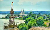 View of Spaso-Yakovlevsky Monastery in Rostov, the Golden Ring of Russia