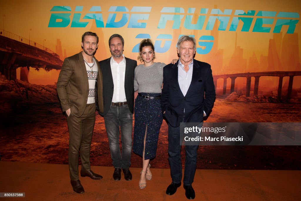 "Blade Runner 2049" Photocall At Le Broistol In Paris