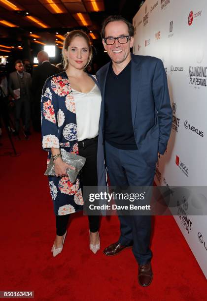 Guest and Ben Miller attend the Raindance Film Festival Opening Gala screening of "Oh Lucy!" at Vue Leicester Square on September 20, 2017 in London,...