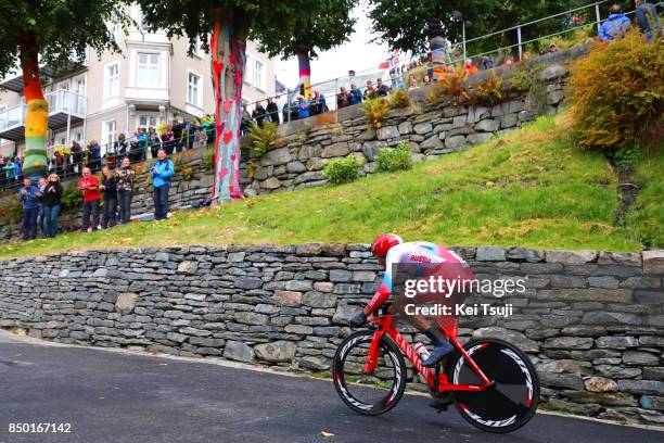 90th Road World Championships 2017 / ITT Men Elite Alexander EVTUSHENKO / Bergen - Bergen- Mount Floyen 316m / Individual Time Trial / ITT / Bergen /...