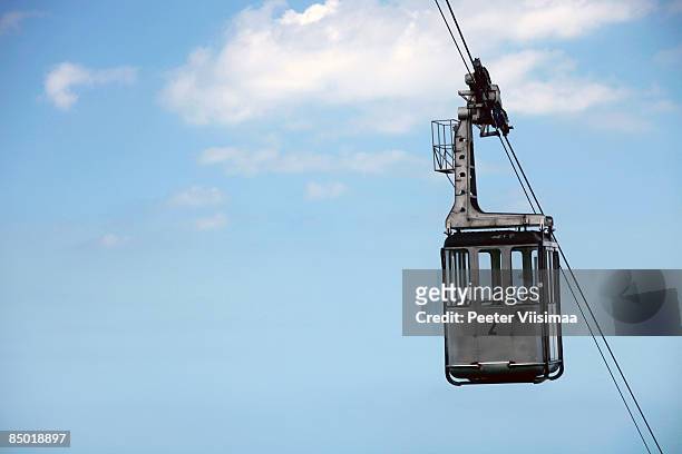cable car. - puerto plata stock pictures, royalty-free photos & images