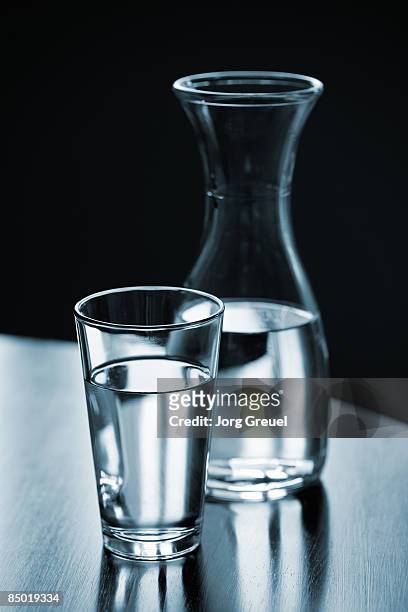 glass of water, carafe - karaffin bildbanksfoton och bilder