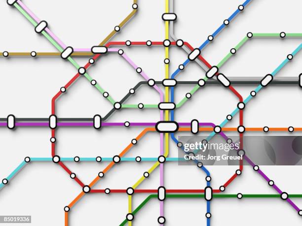 metro map - metro transporte stock-grafiken, -clipart, -cartoons und -symbole