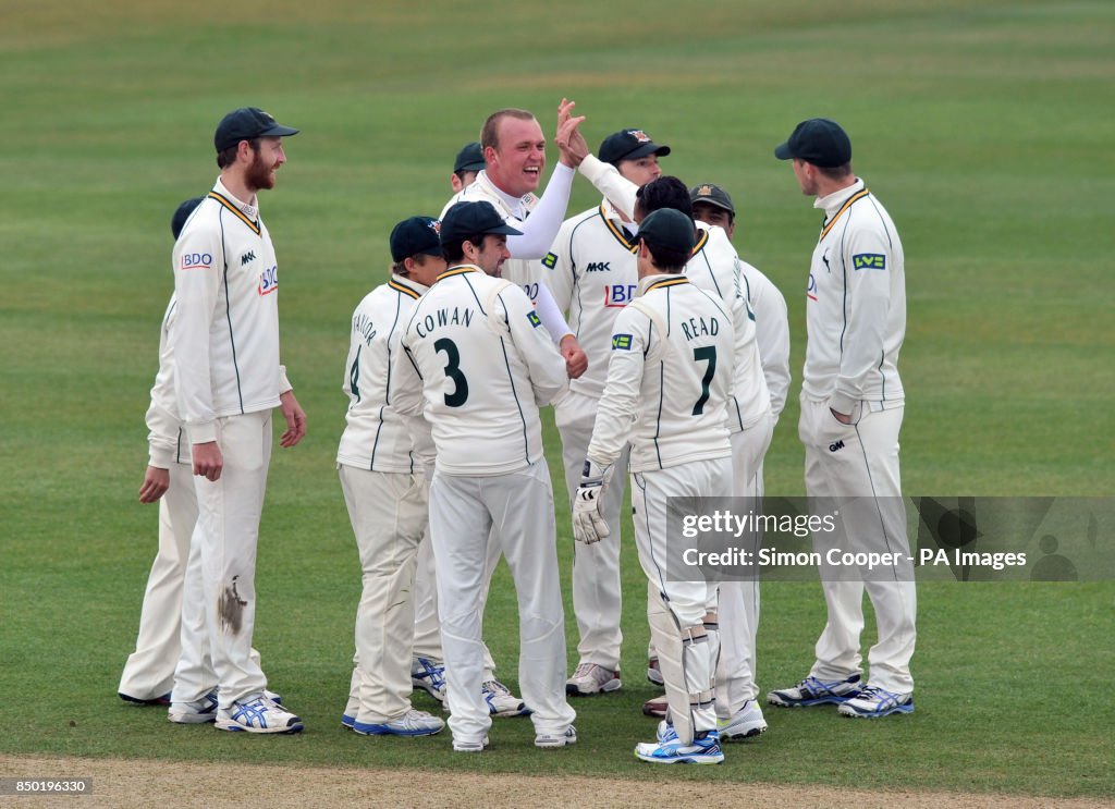 Cricket - LV=County Championship - Division One - Day Two - Nottinghamshire v Middlesex - Trent Bridge