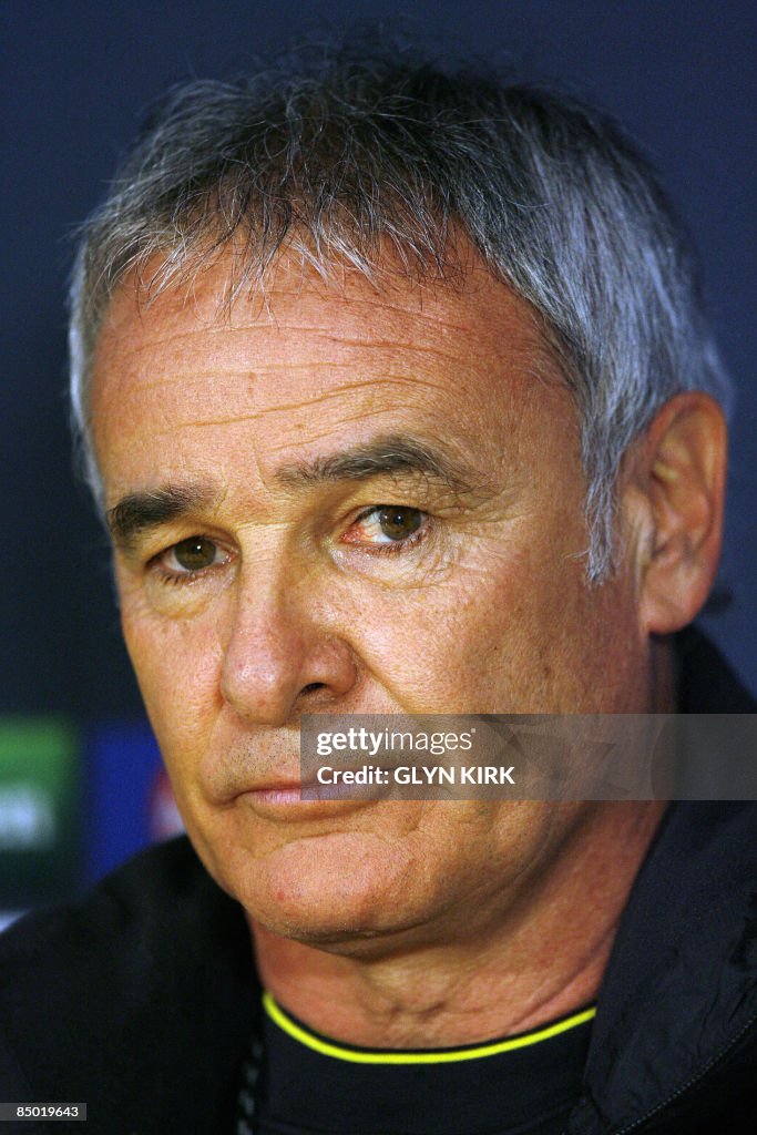 Juventus head Coach Claudio Ranieri give