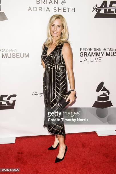 Carolyn Powers attends the 2017 GRAMMY Museum Gala Honoring David Foster at The Novo by Microsoft on September 19, 2017 in Los Angeles, California.