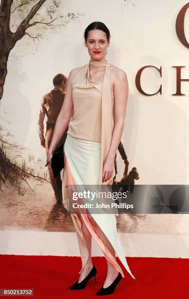 Phoebe Waller-Bridge attends the 'Goodbye Christopher Robin' World Premiere held at Odeon Leicester Square on September 20, 2017 in London, England.