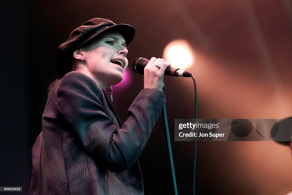 Photo of A CAMP and Nina PERSSON and CARDIGANS, lead singer of the ...