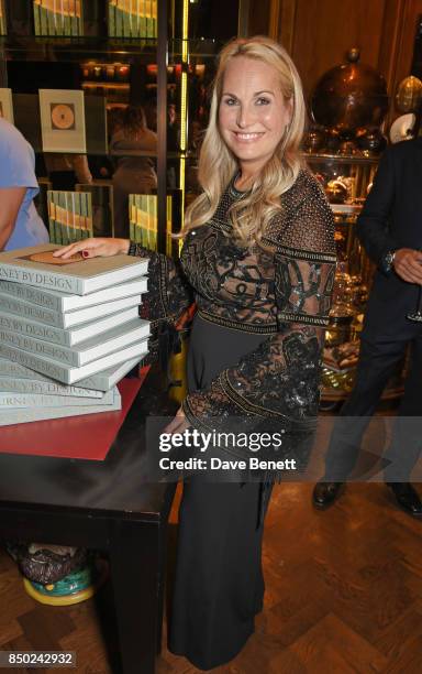 Katharine Pooley attends the launch of new book "Journey By Design" by Katharine Pooley at Maison Assouline on September 20, 2017 in London, England.