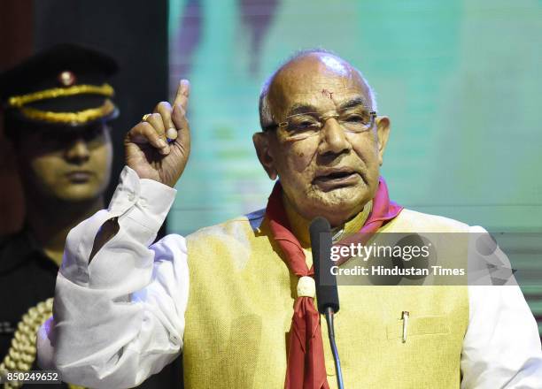 Prof. Kaptan Singh Solanki, Governor of Haryana , on the occasion of 40 members of Bharat Scouts and Guide becoming part of the Friends of Asia...